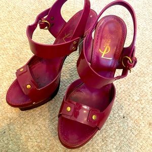 YSL sandals with platform